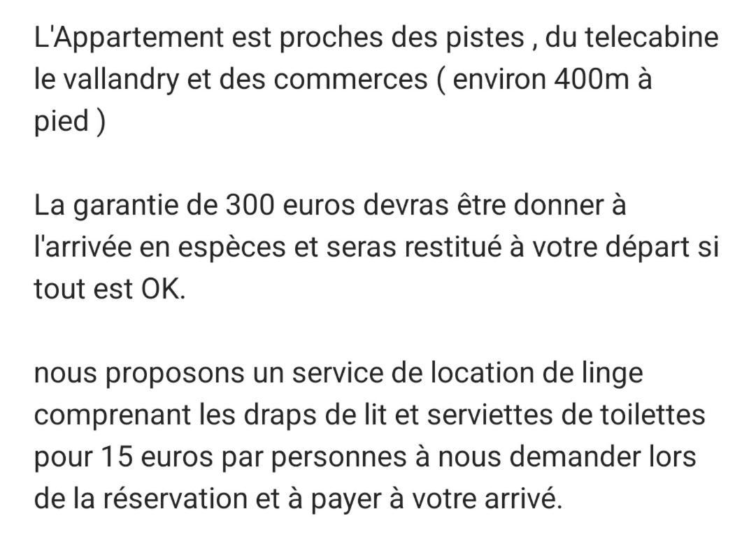 Appartement Plein Coeur De Vallandry Zewnętrze zdjęcie